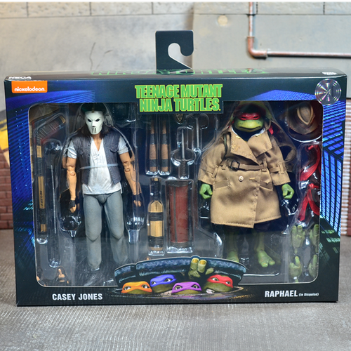neca casey jones raphael 2 pack